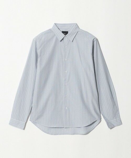 green label relaxing / グリーンレーベル リラクシング シャツ・ブラウス | 【WEB限定】JUST fit JAMES FABRC パターン シャツ（MD.GRAY）