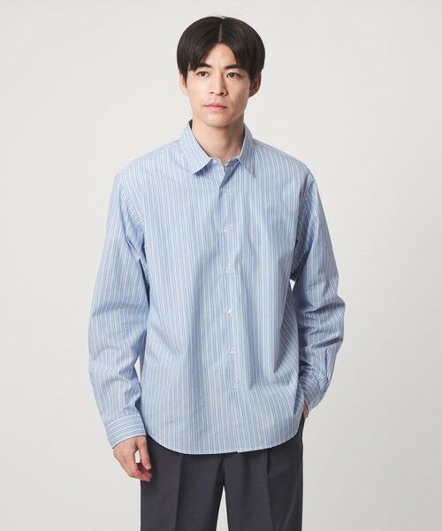 green label relaxing / グリーンレーベル リラクシング シャツ・ブラウス | 【WEB限定】JUST fit JAMES FABRC パターン 長袖 シャツ | 詳細13