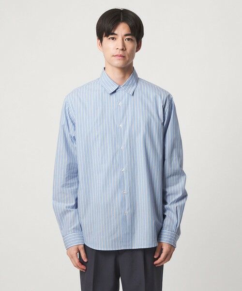 green label relaxing / グリーンレーベル リラクシング シャツ・ブラウス | 【WEB限定】JUST fit JAMES FABRC パターン 長袖 シャツ | 詳細15