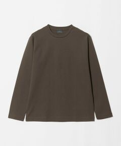 green label relaxing / グリーンレーベル リラクシング カットソー | オーガニック コットン ポンチ クルーネック 長袖 Tシャツ