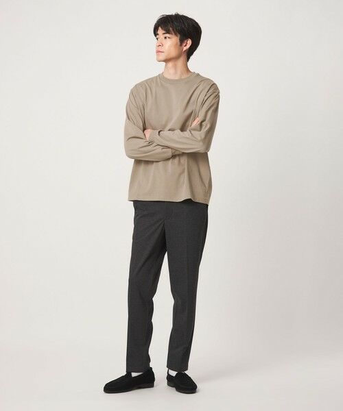 green label relaxing / グリーンレーベル リラクシング カットソー | 【WEB限定】JUST fit デイリー ワイド 長袖 Tシャツ -吸水速乾・抗菌- | 詳細15