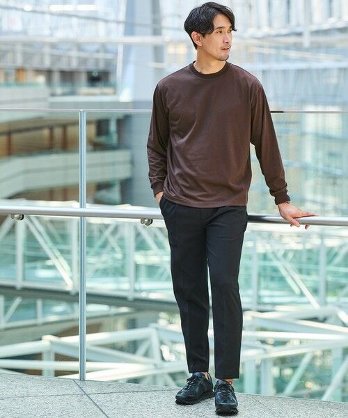 green label relaxing / グリーンレーベル リラクシング カットソー | 【WEB限定】JUST fit デイリー ワイド 長袖 Tシャツ -吸水速乾・抗菌- | 詳細19