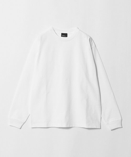 green label relaxing / グリーンレーベル リラクシング カットソー | 【WEB限定】JUST fit クリーン カノコ ワイド クルーネック 長袖 Tシャツ -抗菌- | 詳細2