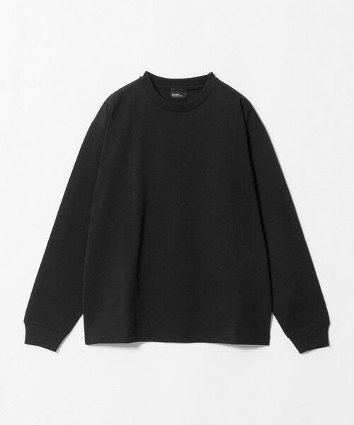 green label relaxing / グリーンレーベル リラクシング カットソー | 【WEB限定】JUST fit クリーン カノコ ワイド クルーネック 長袖 Tシャツ -抗菌- | 詳細6