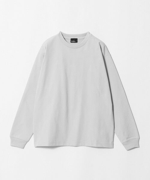 green label relaxing / グリーンレーベル リラクシング カットソー | 【WEB限定】JUST fit クリーン カノコ ワイド クルーネック 長袖 Tシャツ -抗菌- | 詳細10