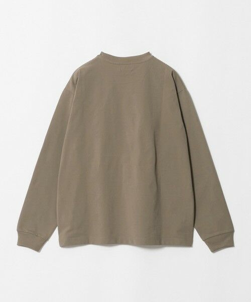 green label relaxing / グリーンレーベル リラクシング カットソー | 【WEB限定】JUST fit クリーン カノコ ワイド クルーネック 長袖 Tシャツ -抗菌- | 詳細15