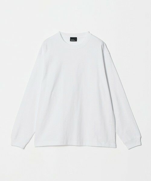 green label relaxing / グリーンレーベル リラクシング カットソー | 【WEB限定】ヘビーウェイト ロングスリーブ Tシャツ（WHITE）