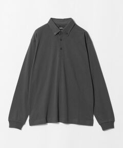 green label relaxing / グリーンレーベル リラクシング ポロシャツ | 【WEB限定】JUST fit デイリー ドライ ボタンダウン 長袖 ポロシャツ -吸水速乾・抗菌-
