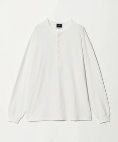 green label relaxing / グリーンレーベル リラクシング カットソー | FINE BASIC ヴィンテージライク ヘンリーネック 長袖 カットソー Tシャツ
