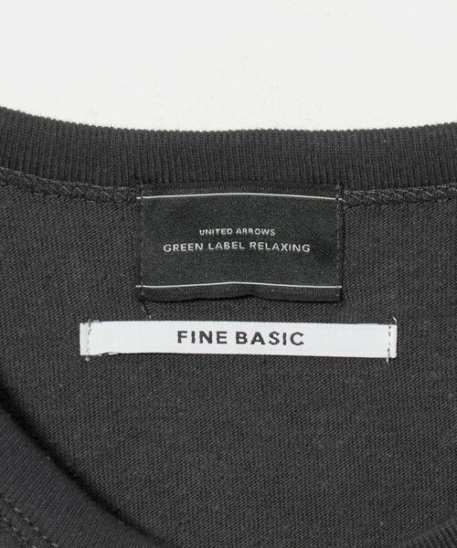 green label relaxing / グリーンレーベル リラクシング カットソー | FINE BASIC ヴィンテージライク ヘンリーネック 長袖 カットソー Tシャツ | 詳細8