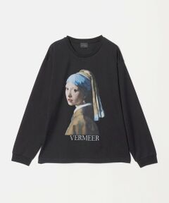 green label relaxing / グリーンレーベル リラクシング カットソー | フェルメール クルーネック プリント 長袖 Tシャツ