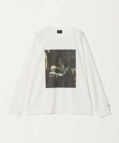 green label relaxing / グリーンレーベル リラクシング カットソー | フェルメール クルーネック プリント 長袖 Tシャツ
