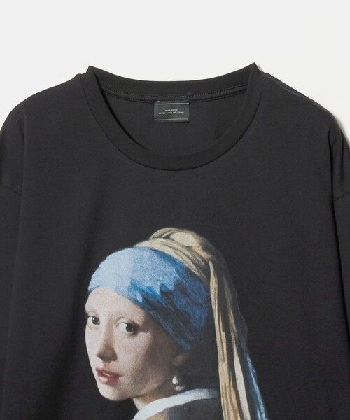 green label relaxing / グリーンレーベル リラクシング カットソー | フェルメール クルーネック プリント 長袖 Tシャツ | 詳細2