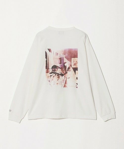 green label relaxing / グリーンレーベル リラクシング カットソー | フェルメール クルーネック プリント 長袖 Tシャツ | 詳細12