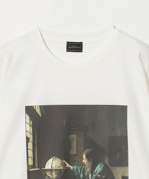 green label relaxing / グリーンレーベル リラクシング カットソー | フェルメール クルーネック プリント 長袖 Tシャツ | 詳細14