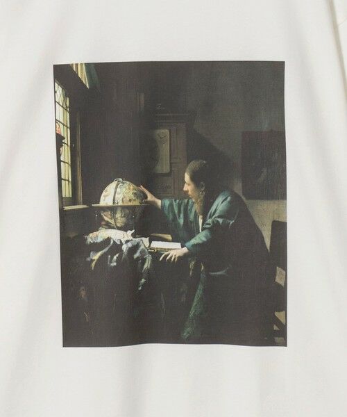 green label relaxing / グリーンレーベル リラクシング カットソー | フェルメール クルーネック プリント 長袖 Tシャツ | 詳細15