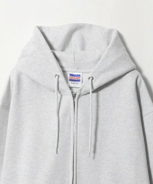 green label relaxing / グリーンレーベル リラクシング パーカー | 【WEB限定】＜GOAT＞裏起毛スウェットジップパーカー15.5オンス | 詳細3