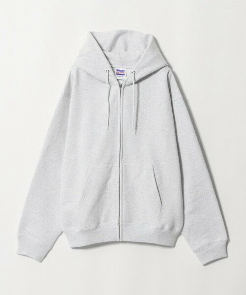 green label relaxing / グリーンレーベル リラクシング パーカー | 【WEB限定】＜GOAT＞裏起毛スウェットジップパーカー15.5オンス（LT.GRAY）