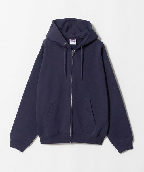 green label relaxing / グリーンレーベル リラクシング パーカー | 【WEB限定】＜GOAT＞裏起毛スウェットジップパーカー15.5オンス（NAVY）