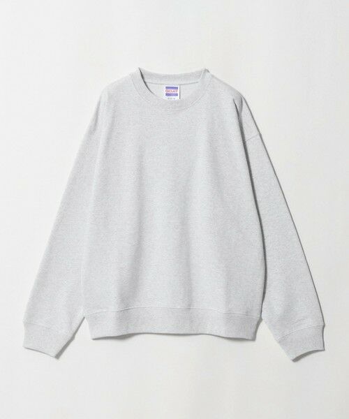 green label relaxing / グリーンレーベル リラクシング スウェット | 【WEB限定】＜GOAT＞ボックス クルーネック スウェット 15.5オンス（LT.GRAY）