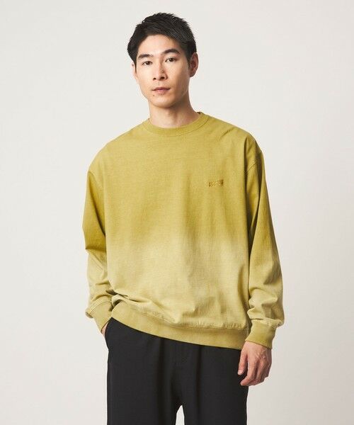 green label relaxing / グリーンレーベル リラクシング カットソー | 【別注】＜SCREEN STARS＞サンフェード 長袖 Tシャツ（MUSTARD）