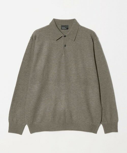 green label relaxing / グリーンレーベル リラクシング ニット・セーター | 【WEB限定】JUST fit ハイゲージ ジャケイン ニットポロ（OLIVE）