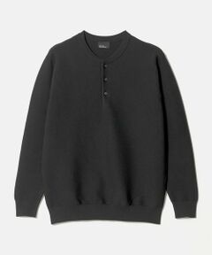 green label relaxing / グリーンレーベル リラクシング ニット・セーター | 【WEB限定】ガーター編み ヘンリーネック ニット