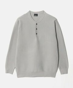 green label relaxing / グリーンレーベル リラクシング ニット・セーター | 【WEB限定】ガーター編み ヘンリーネック ニット