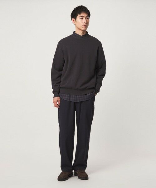 green label relaxing / グリーンレーベル リラクシング ニット・セーター | コットン カシミヤ ミラノリブ クルーネック ニット -ハンドウォッシャブル- | 詳細5