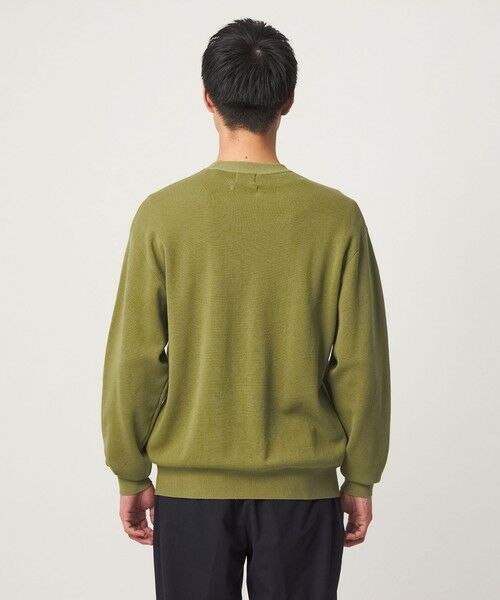 green label relaxing / グリーンレーベル リラクシング ニット・セーター | コットン カシミヤ ミラノリブ クルーネック ニット -ハンドウォッシャブル- | 詳細12
