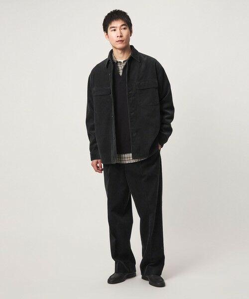 green label relaxing / グリーンレーベル リラクシング その他パンツ | FINE BASIC スビン コーデュロイ スラックス W4 | 詳細1