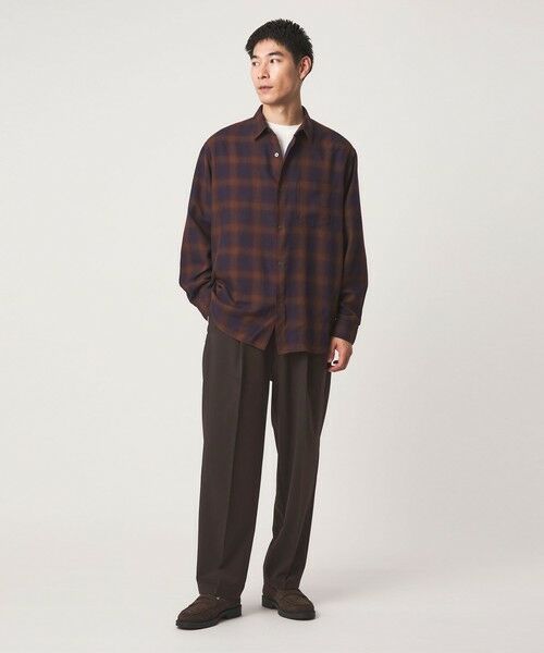 green label relaxing / グリーンレーベル リラクシング その他パンツ | TW サージ オルマイ ワイド W3 イージーパンツ -2WAYストレッチ- | 詳細5