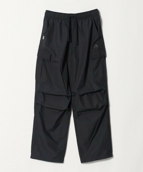 green label relaxing / グリーンレーベル リラクシング カーゴパンツ | ＜New Balance＞ウーブン トラック カーゴパンツ（BLACK）