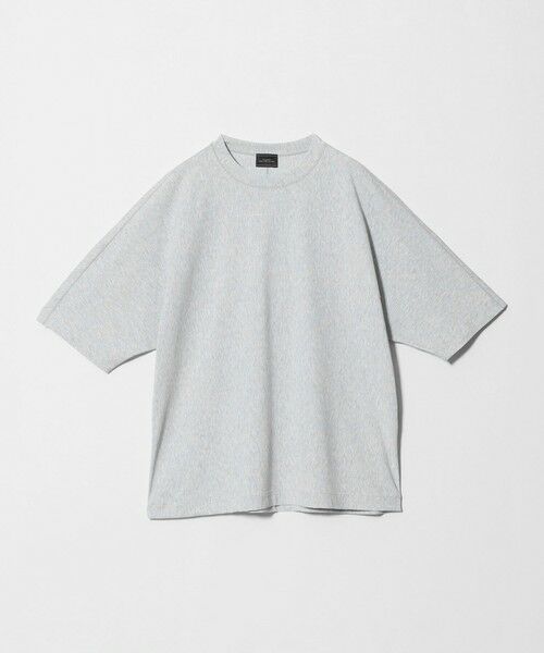 green label relaxing / グリーンレーベル リラクシング Tシャツ | トリコット ドルマンスリーブ 半袖 Tシャツ カットソー -UVカット・吸水速乾-（LT.GRAY）
