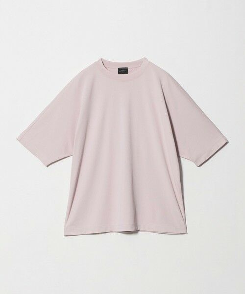 green label relaxing / グリーンレーベル リラクシング Tシャツ | トリコット ドルマンスリーブ 半袖 Tシャツ カットソー -UVカット・吸水速乾-（LT.PINK）