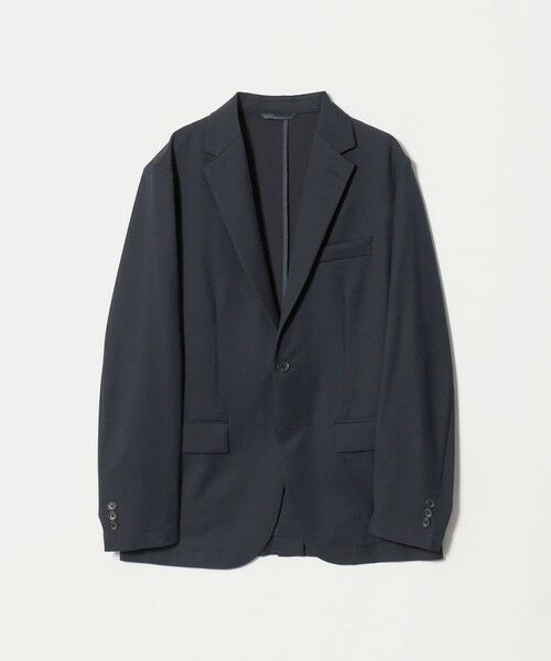 green label relaxing / グリーンレーベル リラクシング テーラードジャケット | ウォッシャブル サージ ナロー ジャケット -２WAYストレッチ-（NAVY）