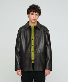green label relaxing / グリーンレーベル リラクシング その他アウター | ラムレザー カバーオール