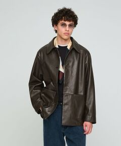 green label relaxing / グリーンレーベル リラクシング その他アウター | ラムレザー カバーオール