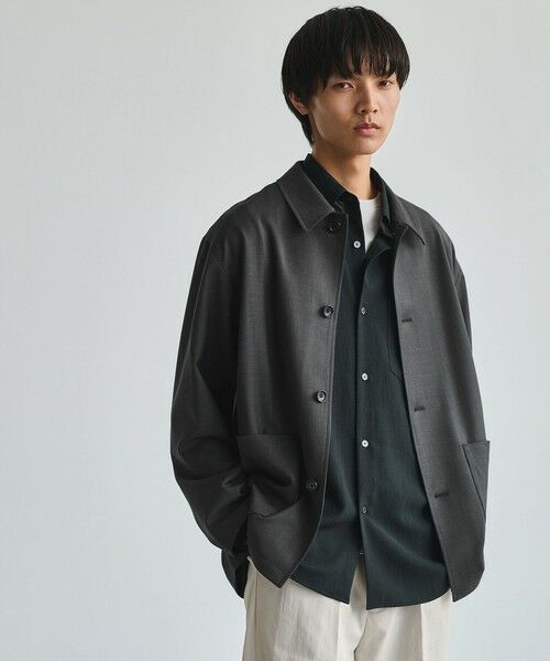 green label relaxing / グリーンレーベル リラクシング その他アウター | ウォッシャブル サージ カバーオール ジャケット -2WAYストレッチ-（その他1）