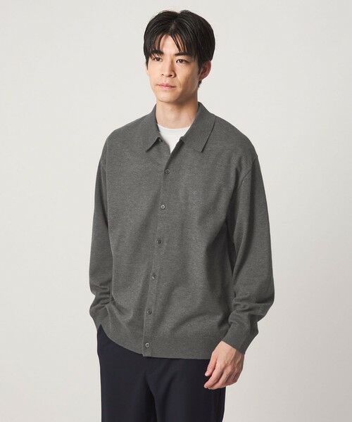 green label relaxing / グリーンレーベル リラクシング カーディガン・ボレロ | 【WEB限定】JUST fit ハイゲージ ポロニット カーディガン | 詳細7