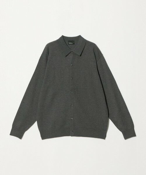 green label relaxing / グリーンレーベル リラクシング カーディガン・ボレロ | 【WEB限定】JUST fit ハイゲージ ポロニット カーディガン | 詳細11