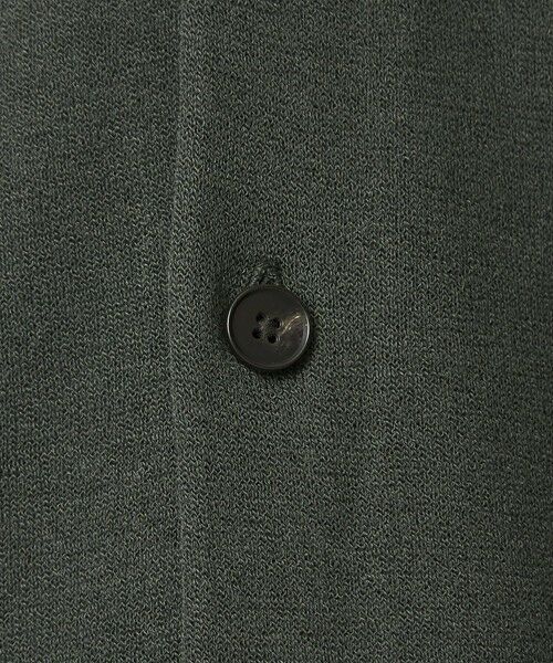 green label relaxing / グリーンレーベル リラクシング カーディガン・ボレロ | クレープヤーン 長袖 ニット ポロカーディガン -ハンドウォッシャブル- | 詳細22