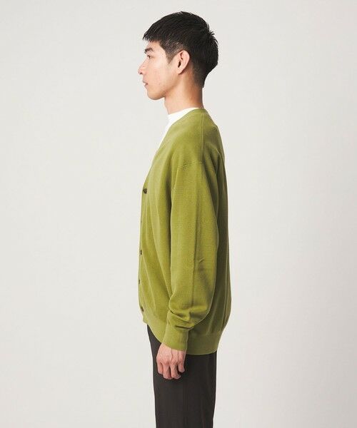 green label relaxing / グリーンレーベル リラクシング カーディガン・ボレロ | コットン カシミヤ ミラノリブ Vネック カーディガン -ハンドウォッシャブル- | 詳細11