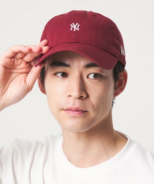 green label relaxing / グリーンレーベル リラクシング キャップ | 【別注】＜NEW ERA＞GLR ミニ NY 9TWENTY キャップ（RED）