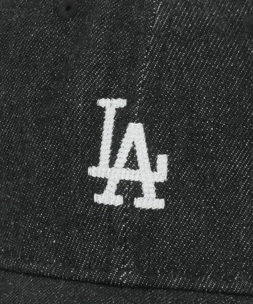 green label relaxing / グリーンレーベル リラクシング キャップ | 【別注】＜NEW ERA＞9TWENTY ダメージ デニム LA キャップ ブラック | 詳細12