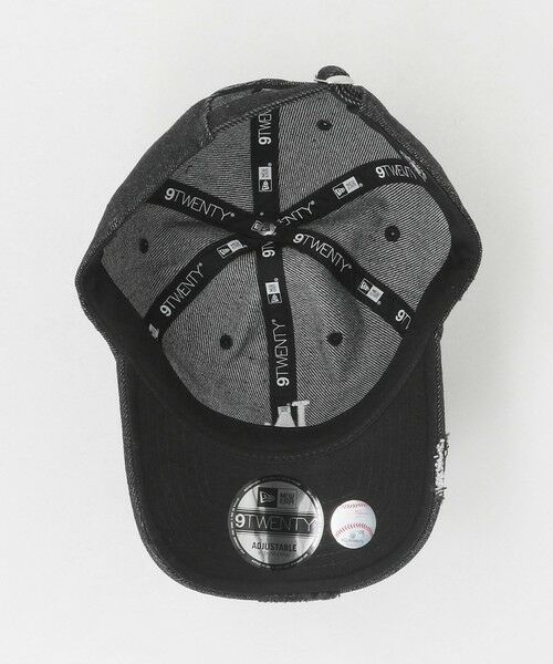 green label relaxing / グリーンレーベル リラクシング キャップ | 【別注】＜NEW ERA＞9TWENTY ダメージ デニム LA キャップ ブラック | 詳細5