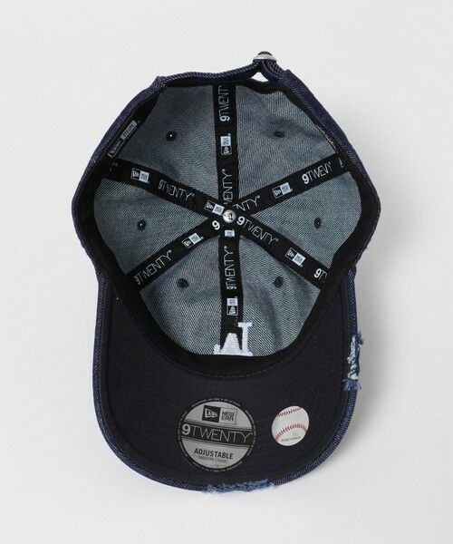 green label relaxing / グリーンレーベル リラクシング キャップ | 【別注】＜NEW ERA＞9TWENTY ダメージ デニム LA キャップ ネイビー | 詳細6