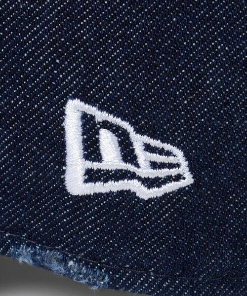 green label relaxing / グリーンレーベル リラクシング キャップ | 【別注】＜NEW ERA＞9TWENTY ダメージ デニム LA キャップ ネイビー | 詳細8