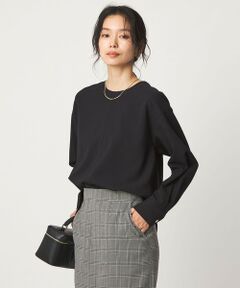 green label relaxing / グリーンレーベル リラクシング シャツ・ブラウス | fleurie(フルリー) バック ボタン プルオーバー ブラウス