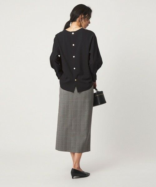 green label relaxing / グリーンレーベル リラクシング シャツ・ブラウス | fleurie(フルリー) バック ボタン プルオーバー ブラウス | 詳細19